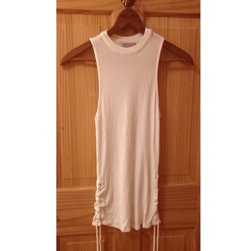 NWOT White Midi Length Sleeveless Top
